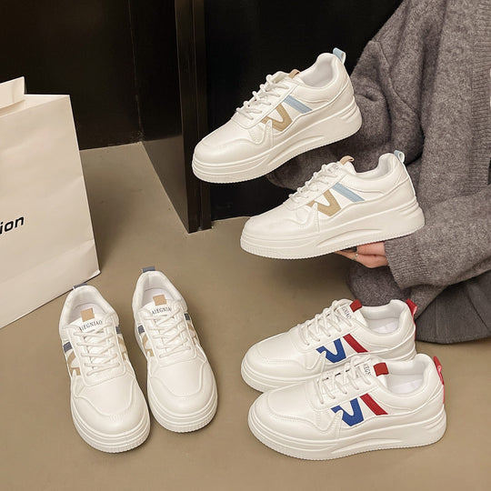 Damen Hohe Plattform-Sneaker mit orthopädischer Dämpfung und stylischem Design EB