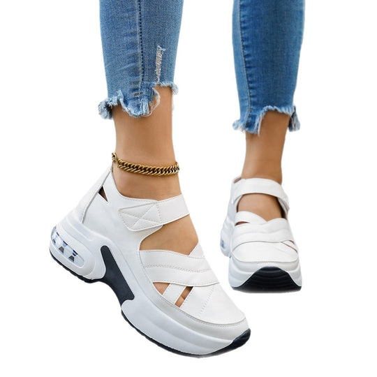 Damen modische Sneaker mit gepolstertem Fersenbereich EB