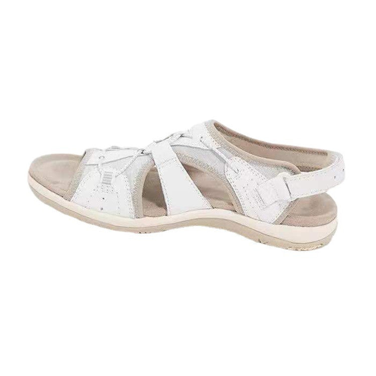 Damen komfortable Riemensandalen mit atmungsaktivem Obermaterial und ergonomischer Sohle EB