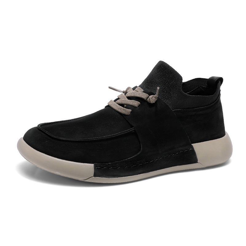 Damen sportive Sneakers mit elastischem Schaft und rutschfester Sohle EB