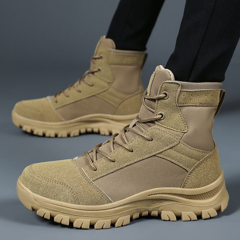 Damen Militärische Outdoor-Boots mit rutschfester Profilsohle und isolierendem Futter EB