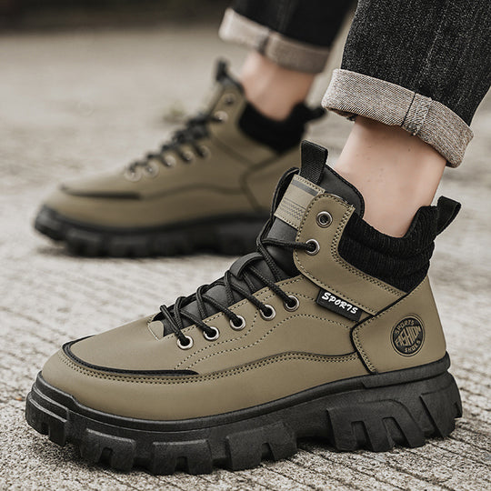 Damen Sportliche High-Top Sneakers mit rutschfester Sohle und dämpfendem Profil EB