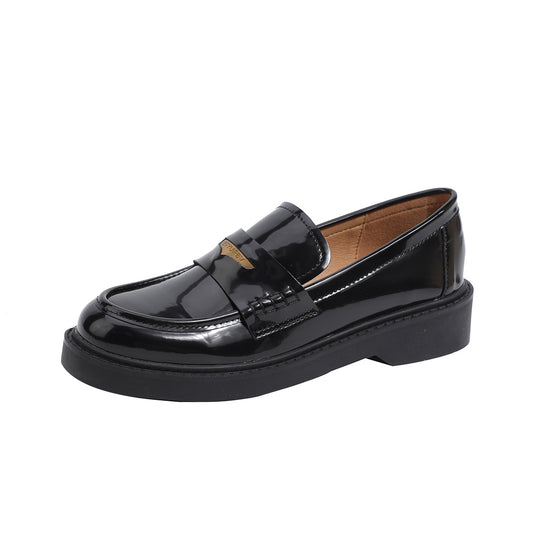 Damen elegante Mokassins mit robustem Plateau EB