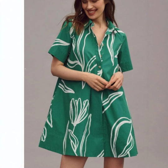 Damen Blusenkleid im entspannenden A-Linien-Schnitt EB