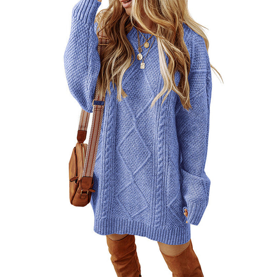EB | Übergröße Gestricktes Sweatkleid für Damen