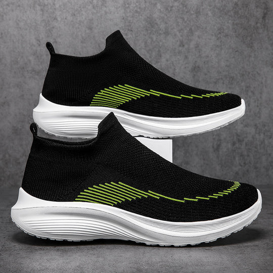 Damen Komfortable Slip-On Sneakers mit atmungsaktivem Obermaterial EB