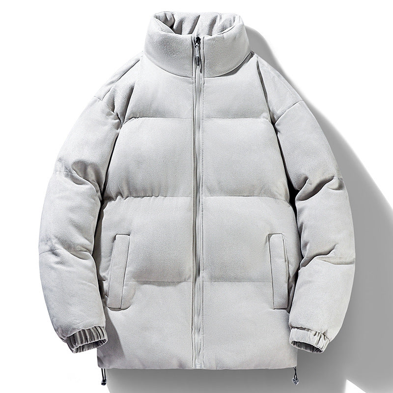 Damen wattierte Überjacke mit hohem Kragen und weichem Innenfutter EB