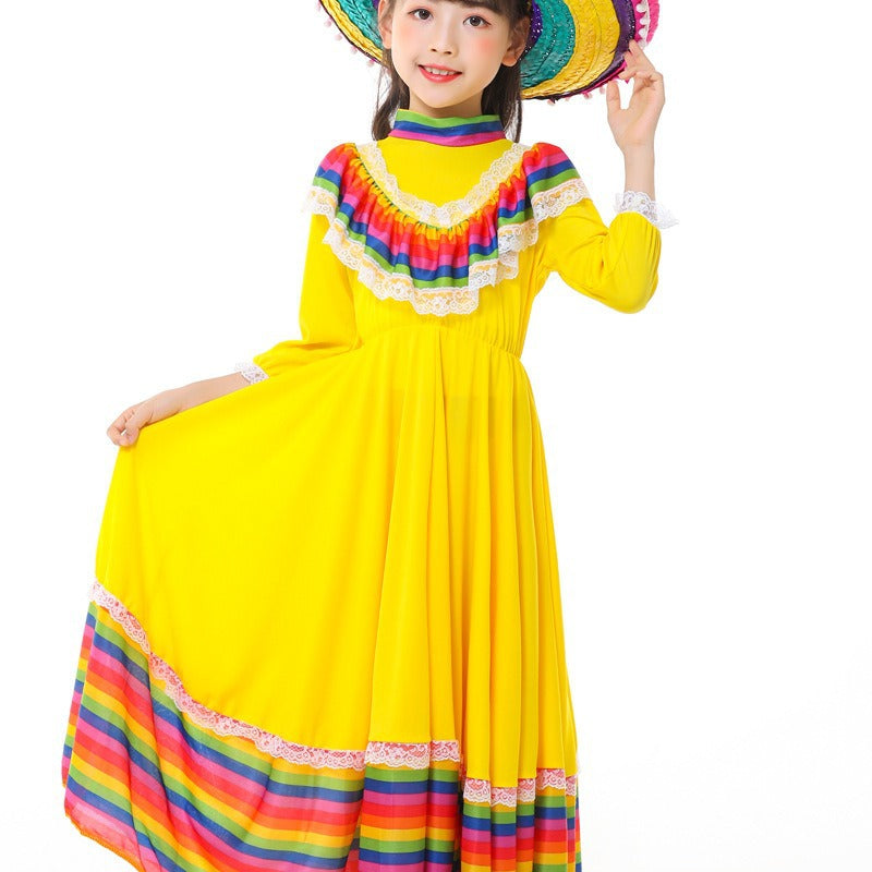 Mädchen Farbiges Sombrero EB