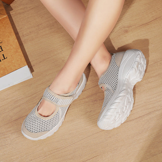 Damen Atmungsaktive Klettverschluss Schuhe EB