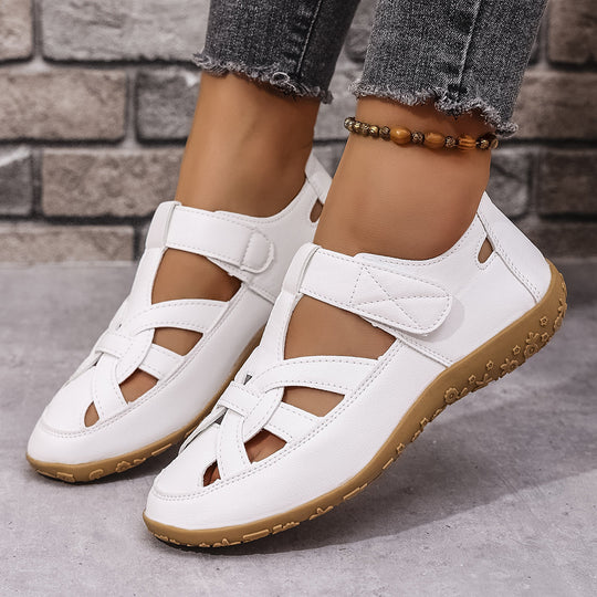 Damen Bequeme Clogs mit verstellbarem Riemendesign und rutschfester Sohle EB