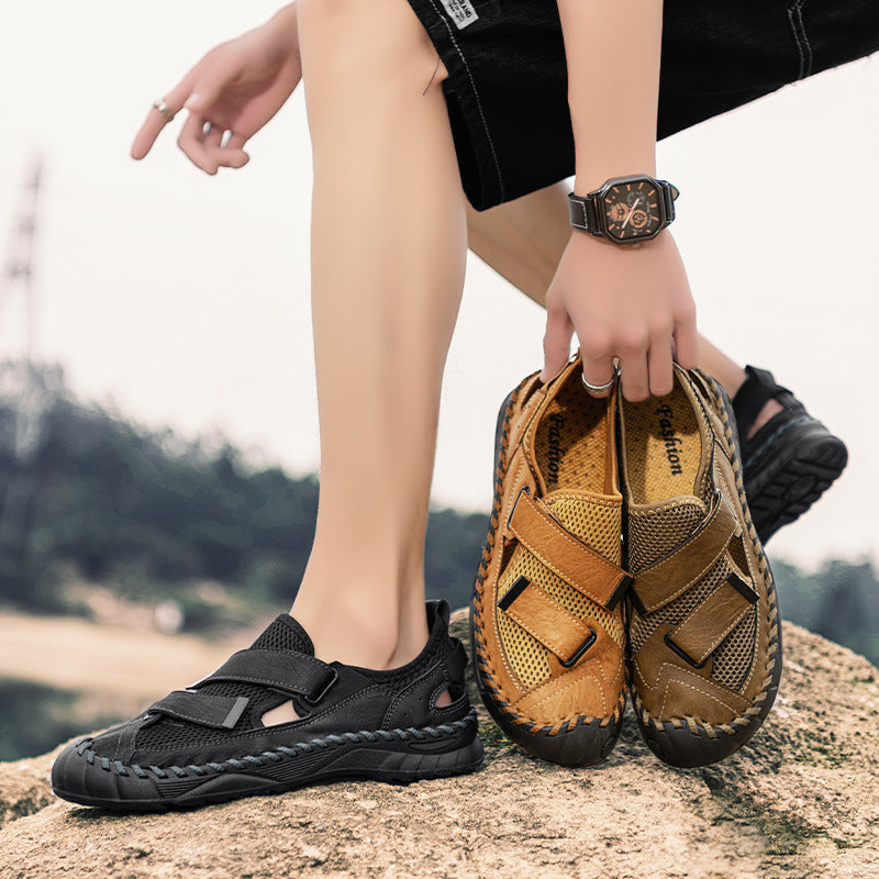Damen Bequeme Freizeitschuhe mit verstellbaren Klettverschlüssen und atmungsaktivem Mesh-EB