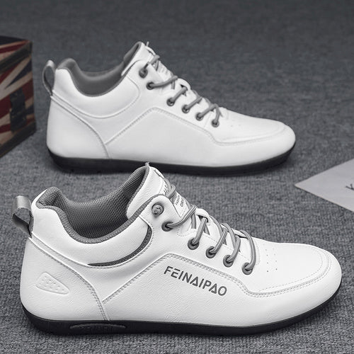 Damen lässige Sneaker mit hohem Komfort und robustem Lederoberteil EB