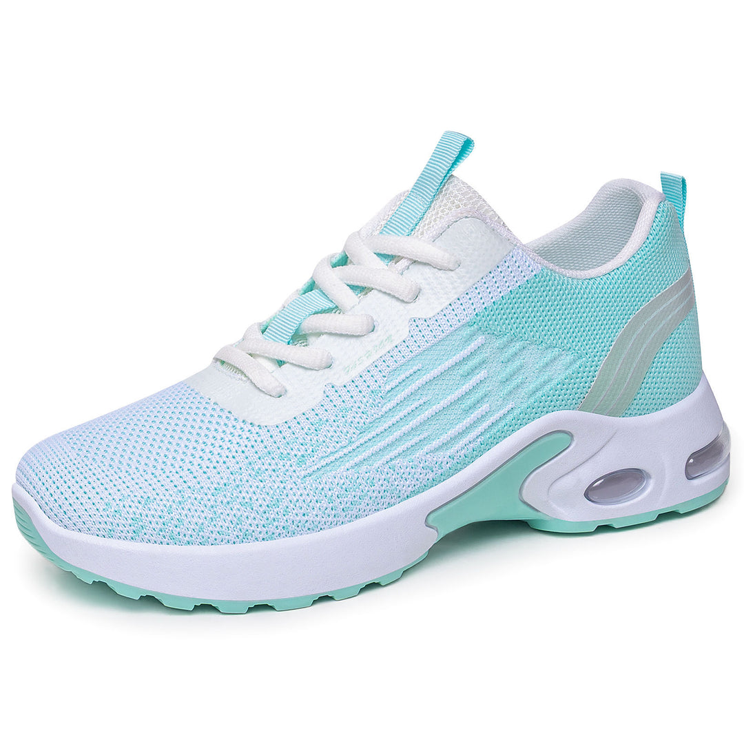 Herren nan leichter Strick-Performance-Sneaker mit sichtbarer Luftkammer-Dämpfung und flexibler Laufsohle EB