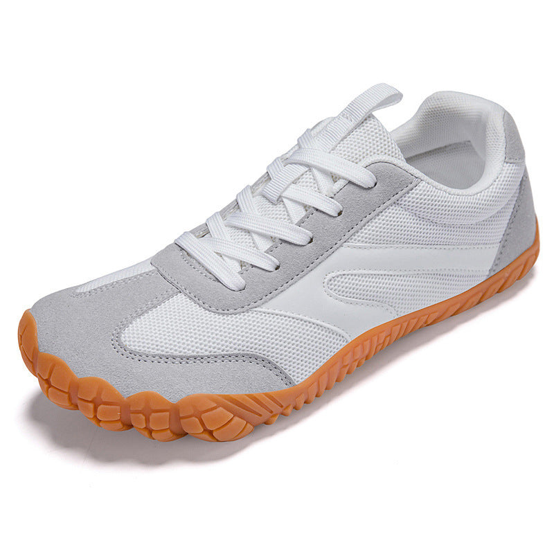 Unisex atmungsaktive Mesh-Sneaker mit Wildleder-Overlays, flexibler Profilsohle und ergonomischem Fußbett EB