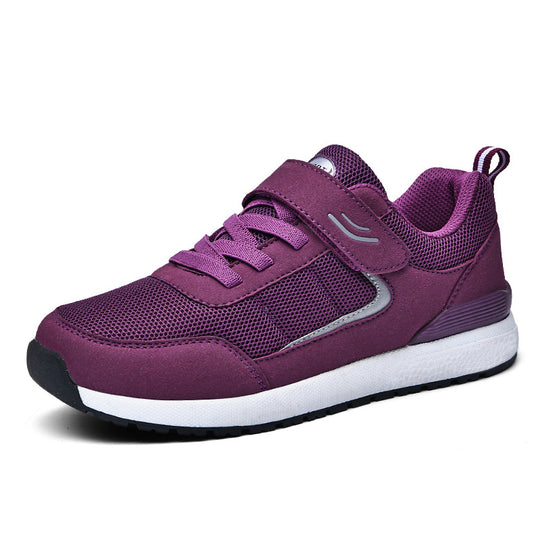 Damen Sportliche Sneaker mit praktischem Klettverschluss und atmungsaktivem Obermaterial EB