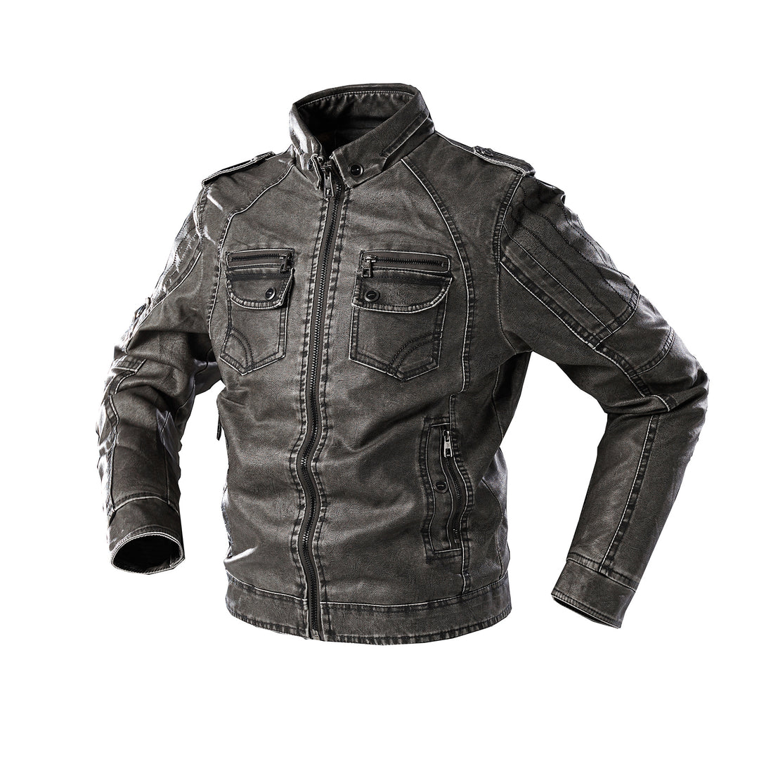 Herren lässige jacke mit zahlreichen Taschen EB