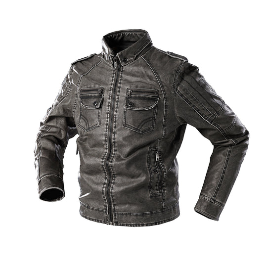 Herren lässige jacke mit zahlreichen Taschen EB