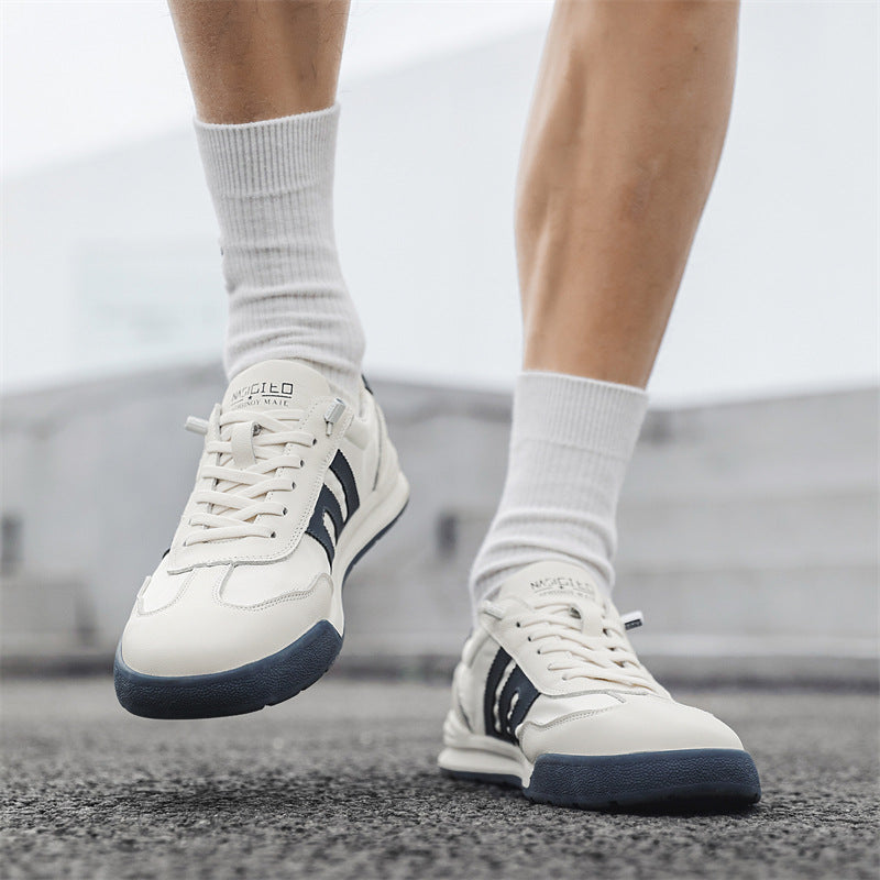 Damen Sportliche Sneakers mit atmungsaktiver Oberflächenstruktur und robustem Design EB