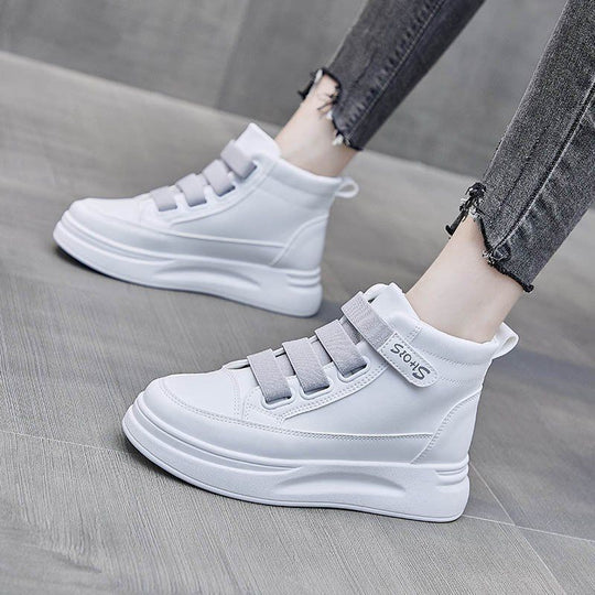 Damen High-Top Sneaker mit leichtem Design und verstellbaren Riemen EB