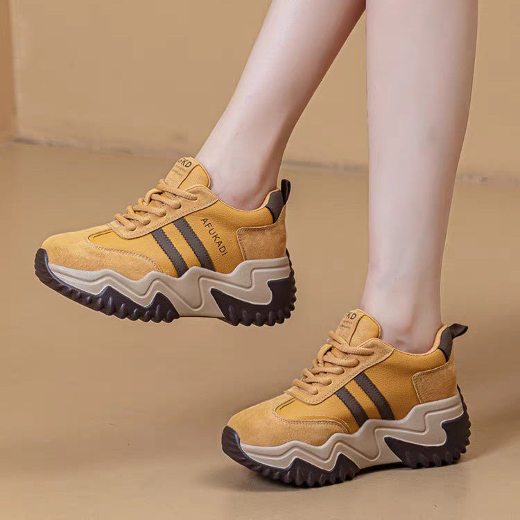 Damen Komfortable Chunky Sneakers mit modischem Design EB