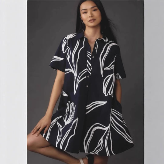 Damen Blusenkleid im entspannenden A-Linien-Schnitt EB