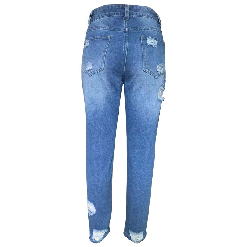 Damen destroyed Boyfriend Jeans EB