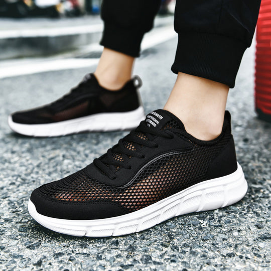 Damen Leichte Mesh-Sneaker mit dämpfender Sohle und atmungsaktiver Konstruktion EB