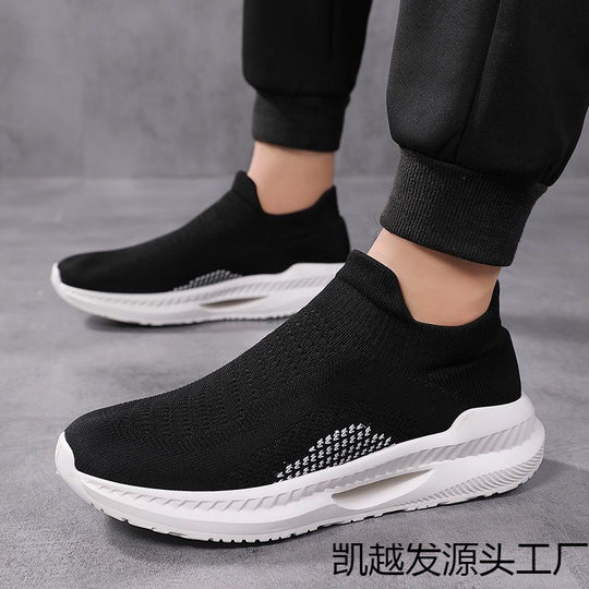 Damen Atmungsaktive Strick-Sneaker mit rutschfester Sohle EB