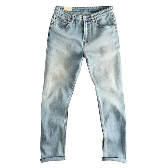 Damen Jeanshose im modernen Slim-Fit mit lässigem Design und hohem Bund EB