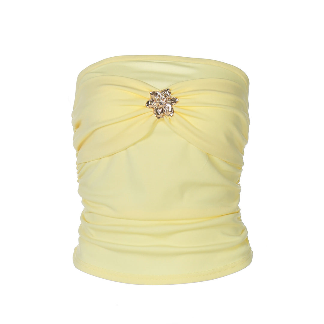 Damen Bustieroberteil mit elegantem Twist und glitzerndem Schmuckdetail EB