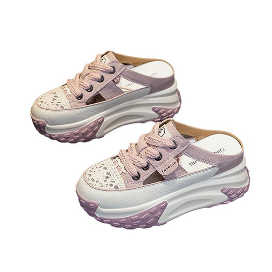 Damen vielseitige Sneaker mit offener Ferse und rutschfester Sohle EB