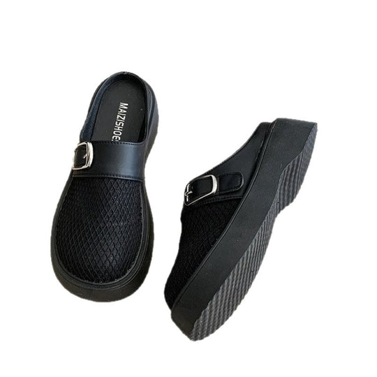Damen Clogs mit trendigem Schnallen-Design EB