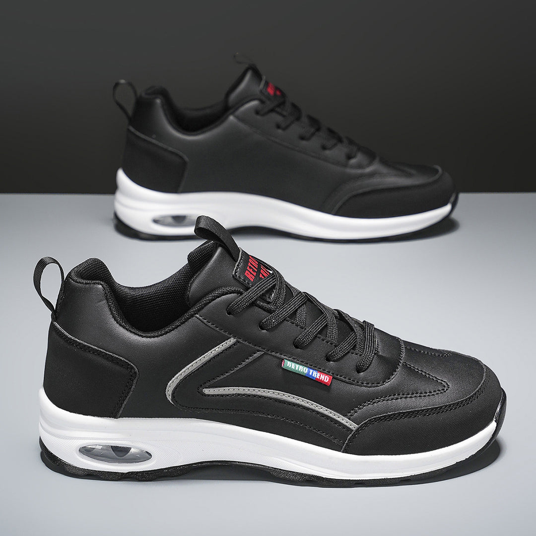 Herren atmungsaktive Freizeit-Plateau-Sneaker mit Luftkammersohle und gepolstertem Komfortfußbett EB