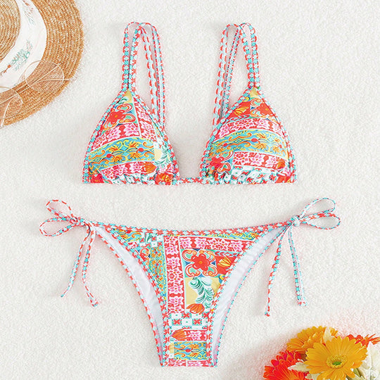 Damen Triangel-Bikini mit multifunktionalem Regulierungsdesign EB