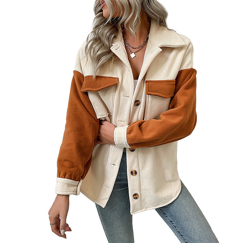 Damen Freizeitjacke mit praktischen Taschen und gemütlichem Stoff EB