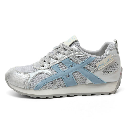 Damen Sportliche Sneakers mit atmungsaktivem Mesh-Obermaterial und dynamischer Dämpfung EB