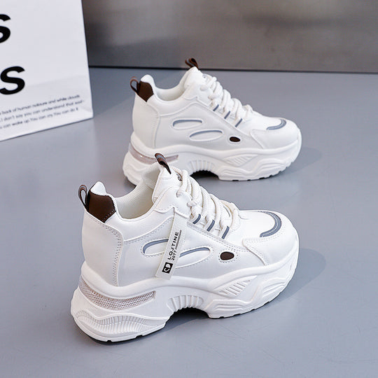 Damen Chunky Sneakers mit atmungsaktiver Struktur und dämpfendem Komfort EB