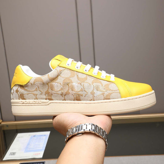 Damen Hochwertige Freizeitsneaker mit modischem Oberflächenmuster und rutschfester Sohle EB