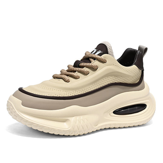 Damen komfortable Chunky Sneakers mit dämpfender Luftpolstersohle EB