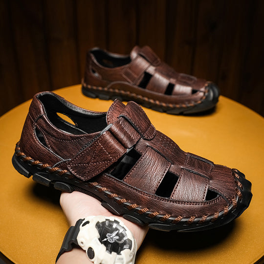 Damen Bequeme Sandalen mit verstellbarem Riemen und rutschfester Sohle EB
