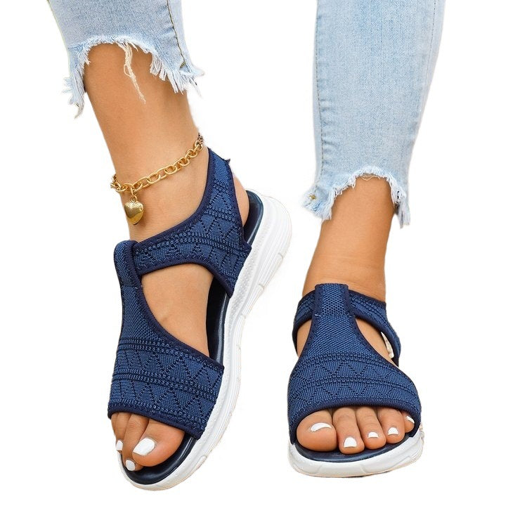 Damen Bequeme und atmungsaktive Freizeitsandalen EB
