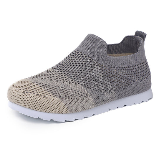 Damen Atmungsaktive Slip-On Sneakers mit flexiblem Obermaterial EB