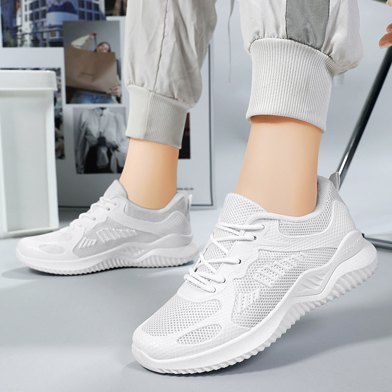 Damen Atmungsaktive Sport-Sneaker mit ergonomischem Fußbett und rutschfester Sohle EB
