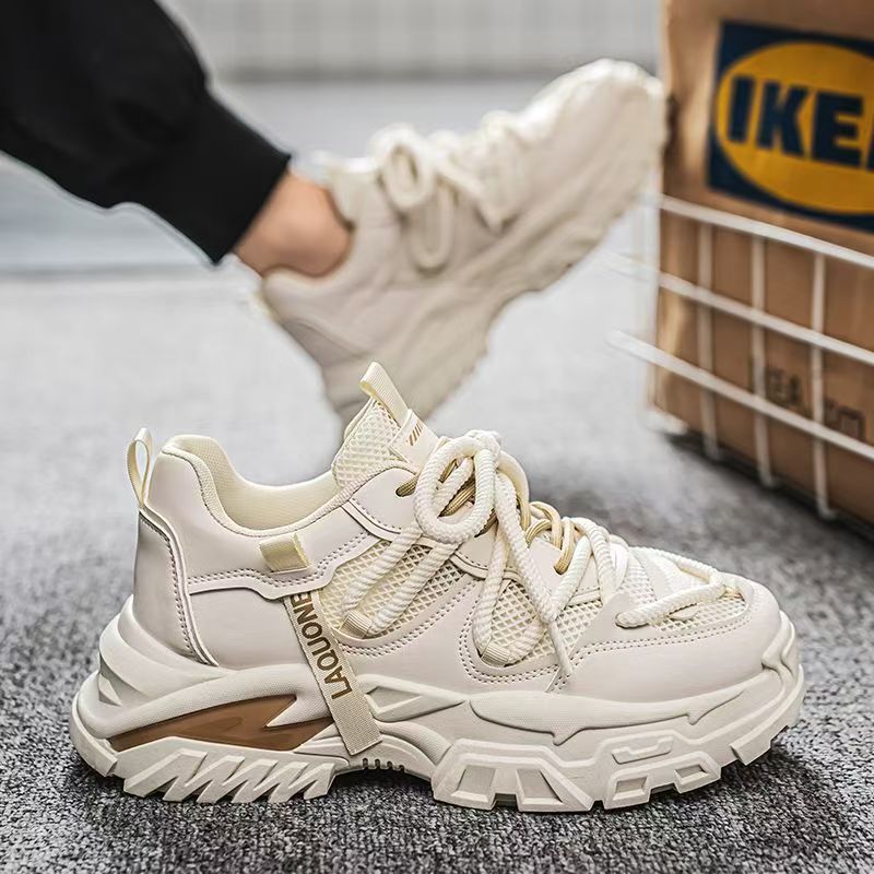 Damen Sportliche Chunky Sneakers mit atmungsaktiver Oberfläche EB