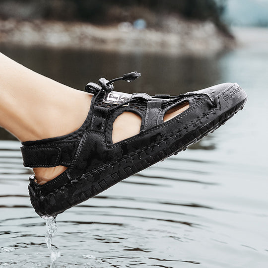 Damen Atmungsaktive Freizeitsandalen mit rutschfester Sohle und verstellbarem Riemen EB