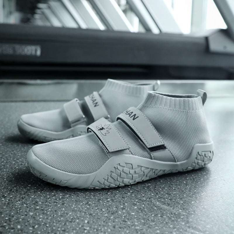 Damen Sportliche Aquaschuhe mit elastischem Klettverschluss und rutschfester Sohle EB