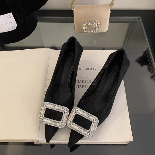 Damen elegante High Heels mit extravagantem Schmuckdetail EB