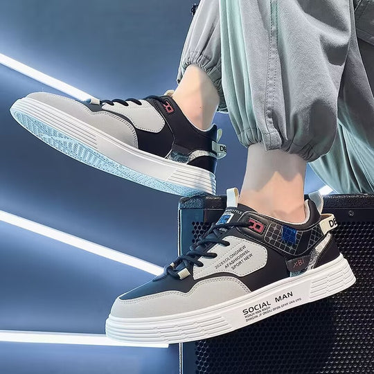 Herren Sportliche Lifestyle-Sneaker mit modischem Design und rutschfester Sohle EB