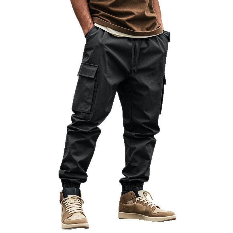 Herren Cargo-Hose mit praktischen Seitentaschen und elastischem Bund EB