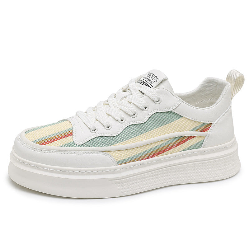 Damen Sportliche Freizeitsneaker mit atmungsaktiver Netzstruktur und dämpfender Laufsohle EB